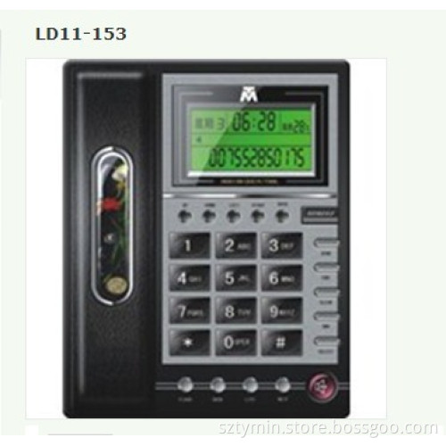 Lcd phone with FSK and DTMF dual caller systems